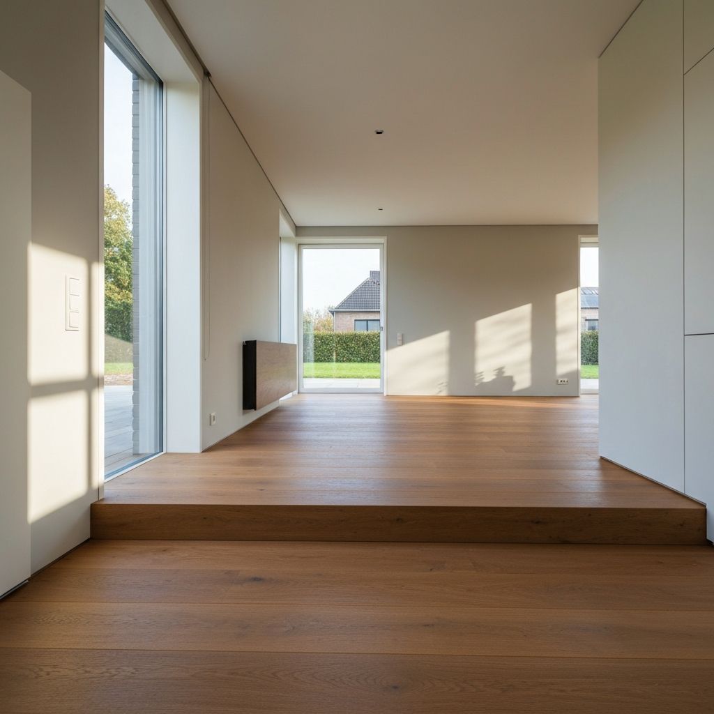 Moderne vloer installatie